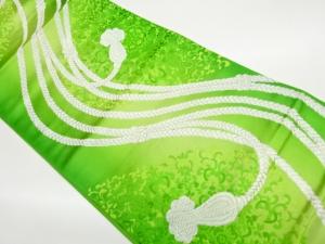 房に華文模様織出し袋帯